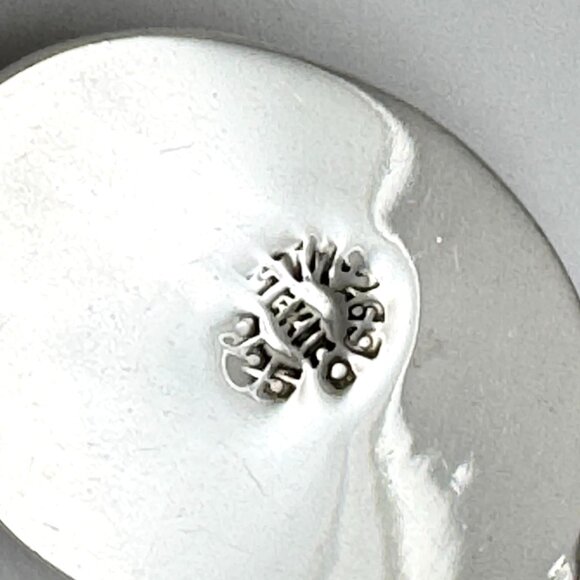 Taxco .925 Sterling Silver & Malachite Oval Pendant Vintage Gift - Picture 2 of 8